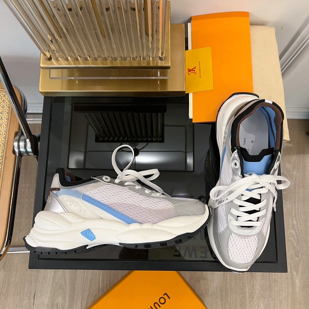 LV RUN 55 SNEAKER BLUE