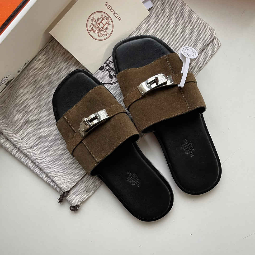 HM Men's Gabriel Slide Suede 538583