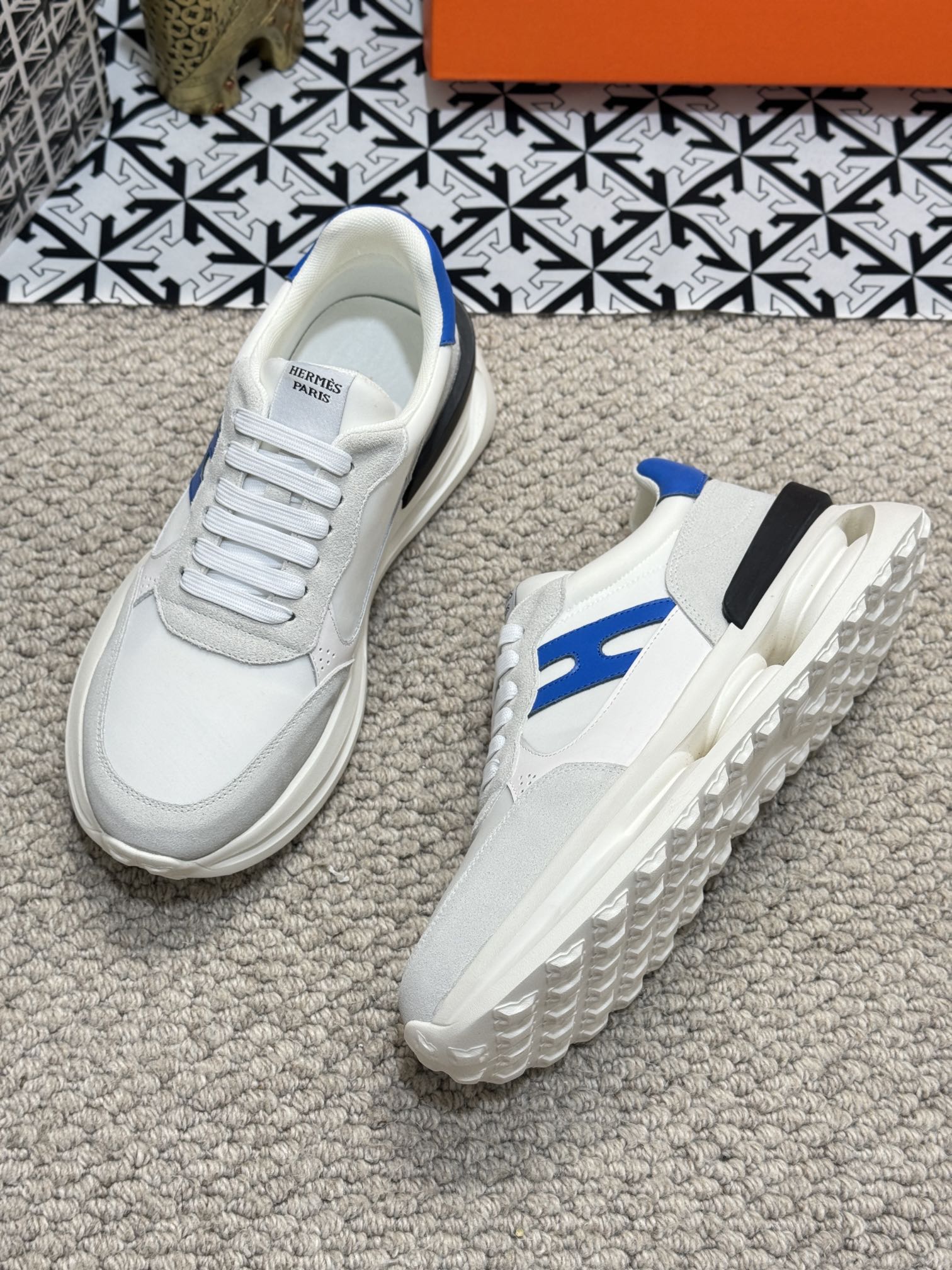 HM Men's Sneaker Cowhide Suede 524700