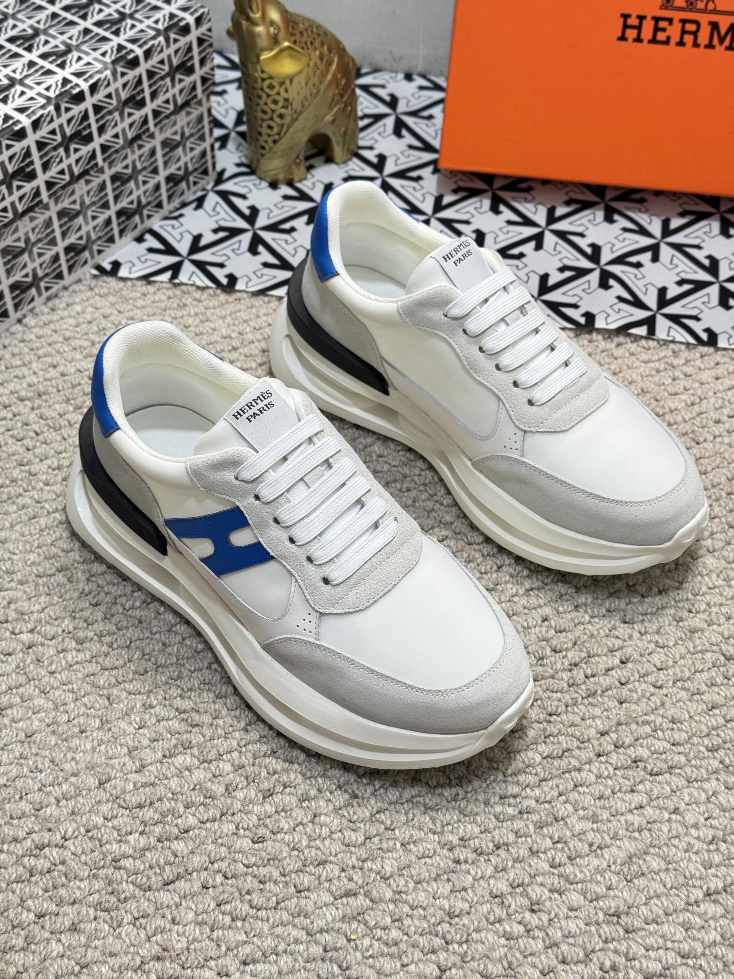 HM Men's Sneaker Cowhide Suede 524700