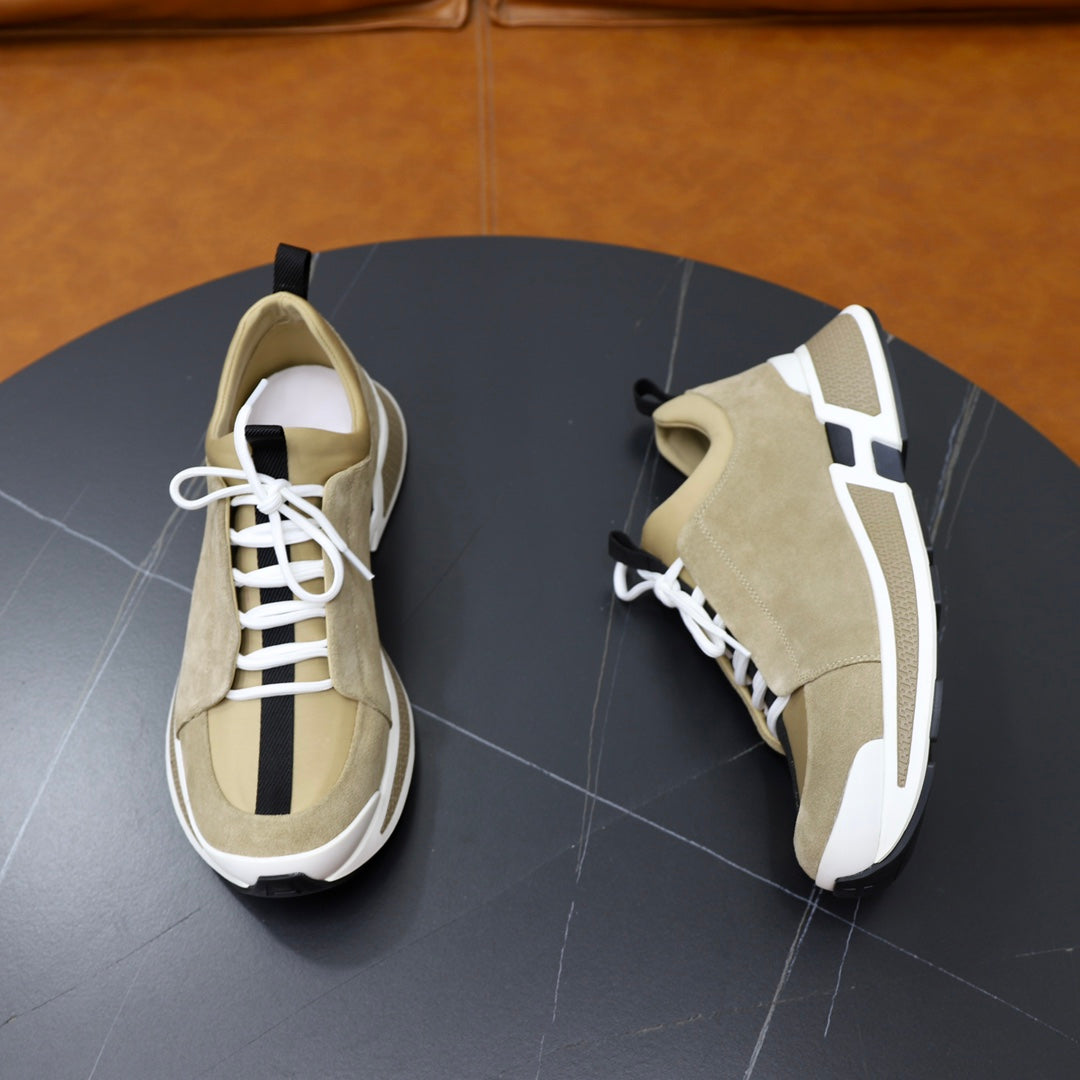 HM Men's Just Sneaker Calfskin Suede 526596