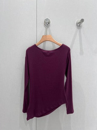 Miu Miu Long-sleeved Base T-shirt Cotton 204818