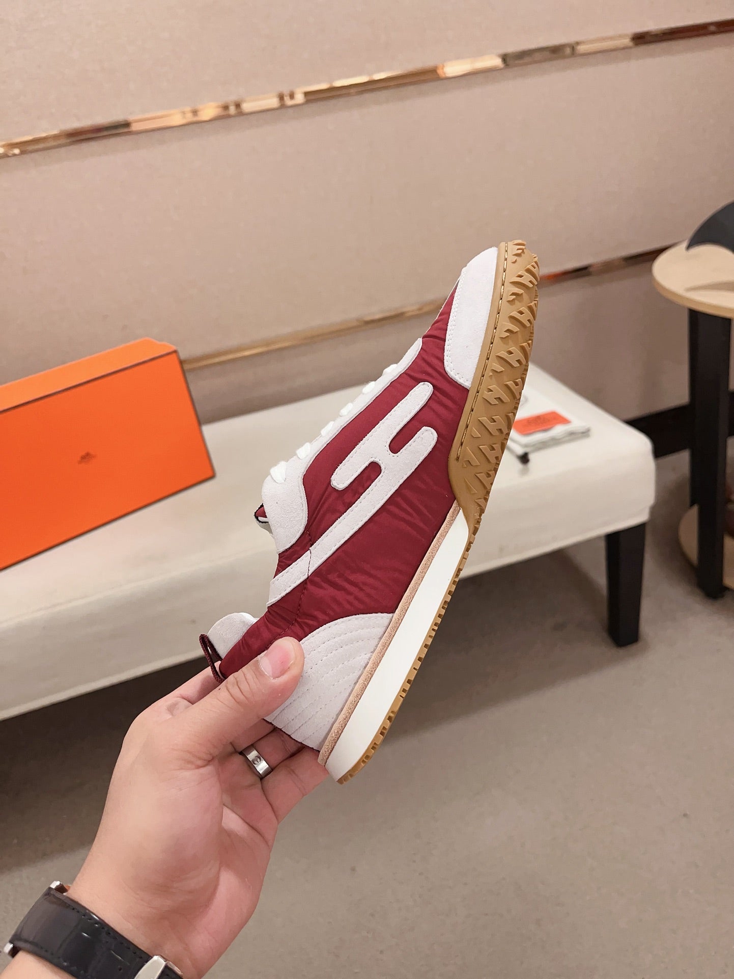 HM Men's Jet Sneaker Cowhide Suede 525136