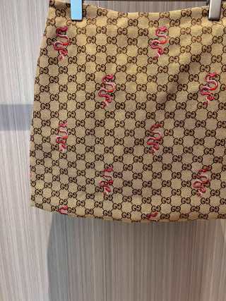 Gucci Beige Polyester Fiber