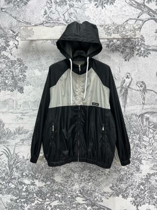 Miu Miu 25 Nylon Color Matching Jacket Polyester