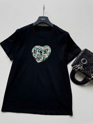 CD Heart t-shirt Cotton