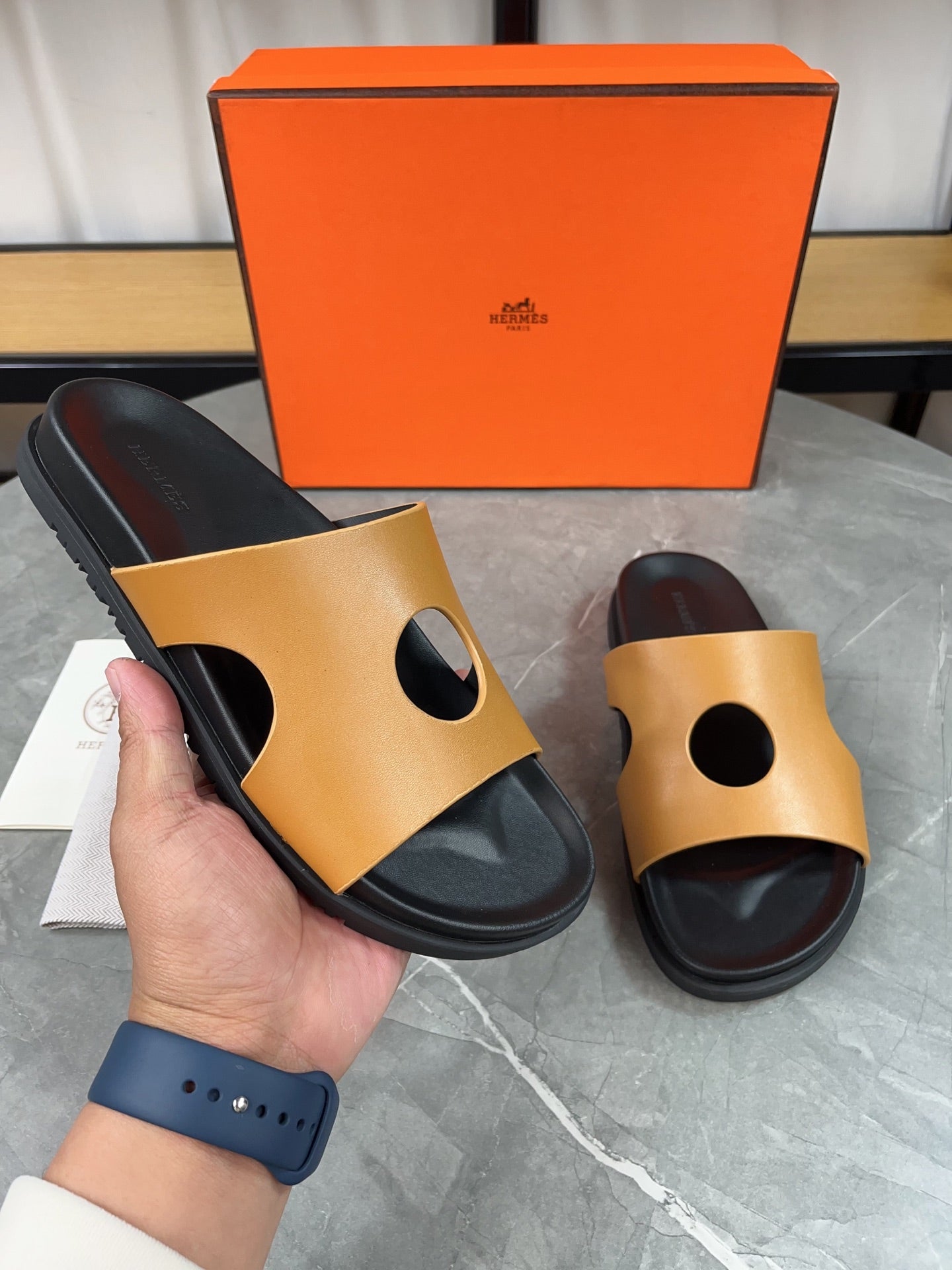 HM Men's Edith Slide Sheepskin 567370