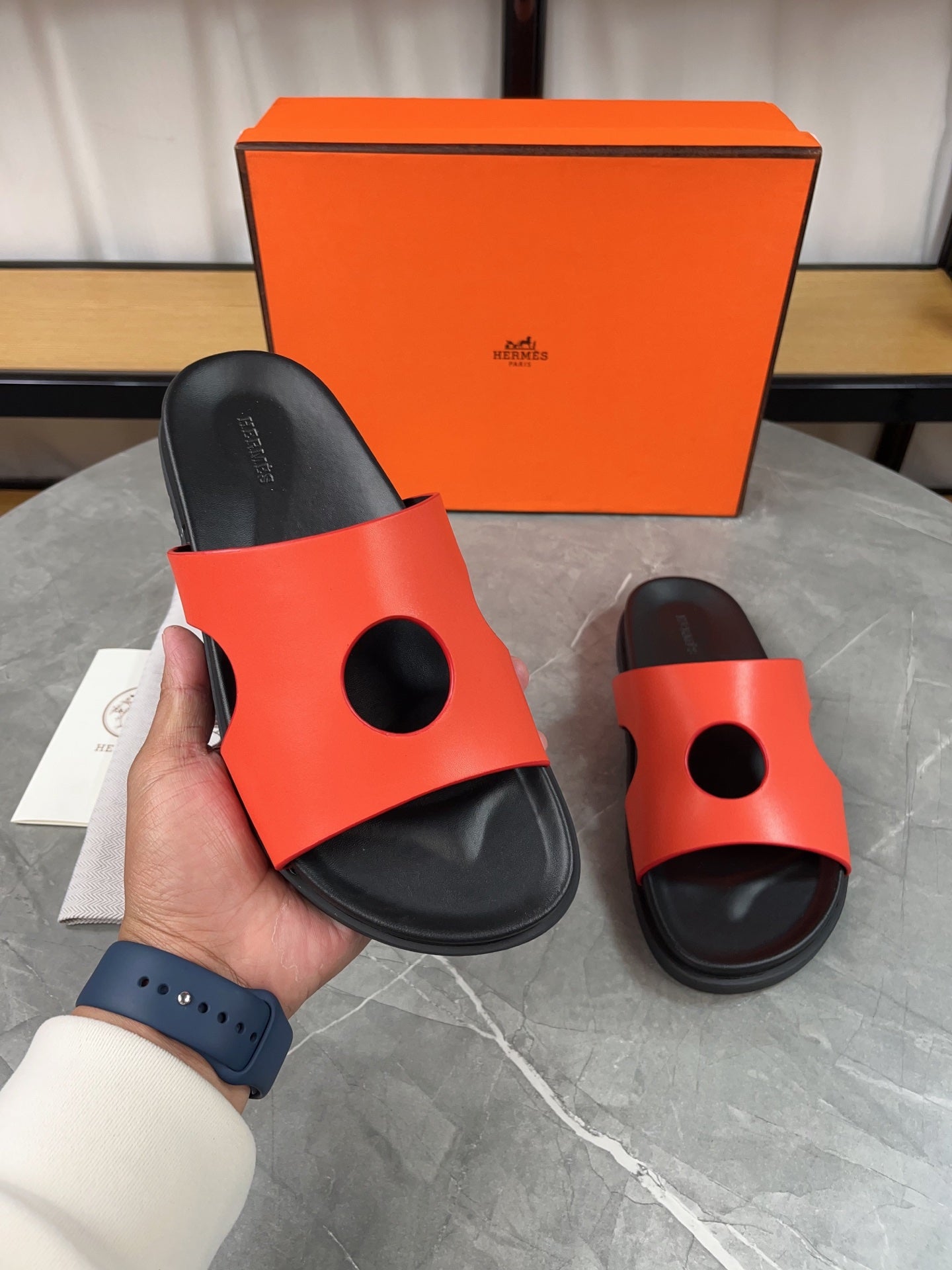 HM Men's Edith Slide Sheepskin 567370