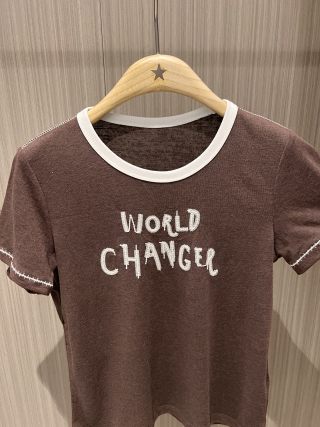 CC  Embroidered Collared T-shirt Cotton