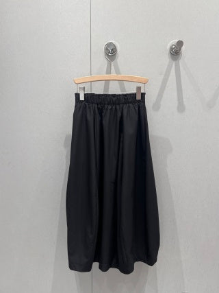 CD 25 Long Skirt Black Gray Polyester Rayon 214280