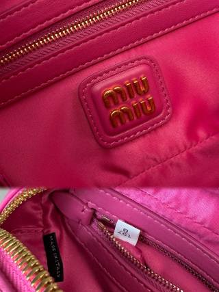 MiuMiu Arcadie matelassé nappa bag leather