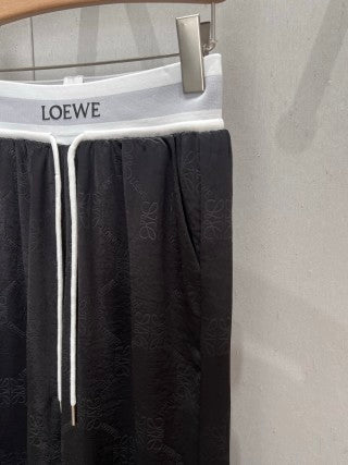Loewe 25 logo Embossed Trousers Cotton
