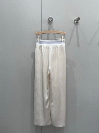 Loewe 25 logo Embossed Trousers Cotton