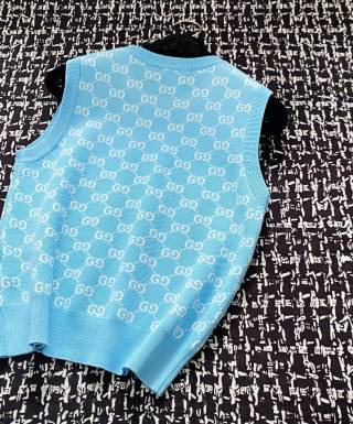 Gucci 25 Diamond Knitted Vest Wool