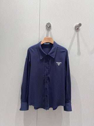 Prada 25 Shirt and Drawstring Short Set Cotton and Linen