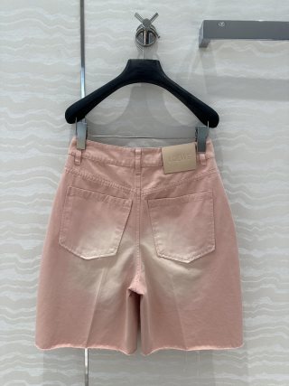 Loewe Denim Set Cotton Rough Peach