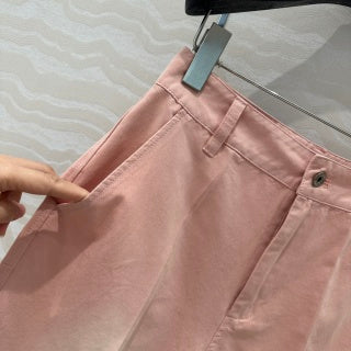 Loewe Denim Set Cotton Rough Peach