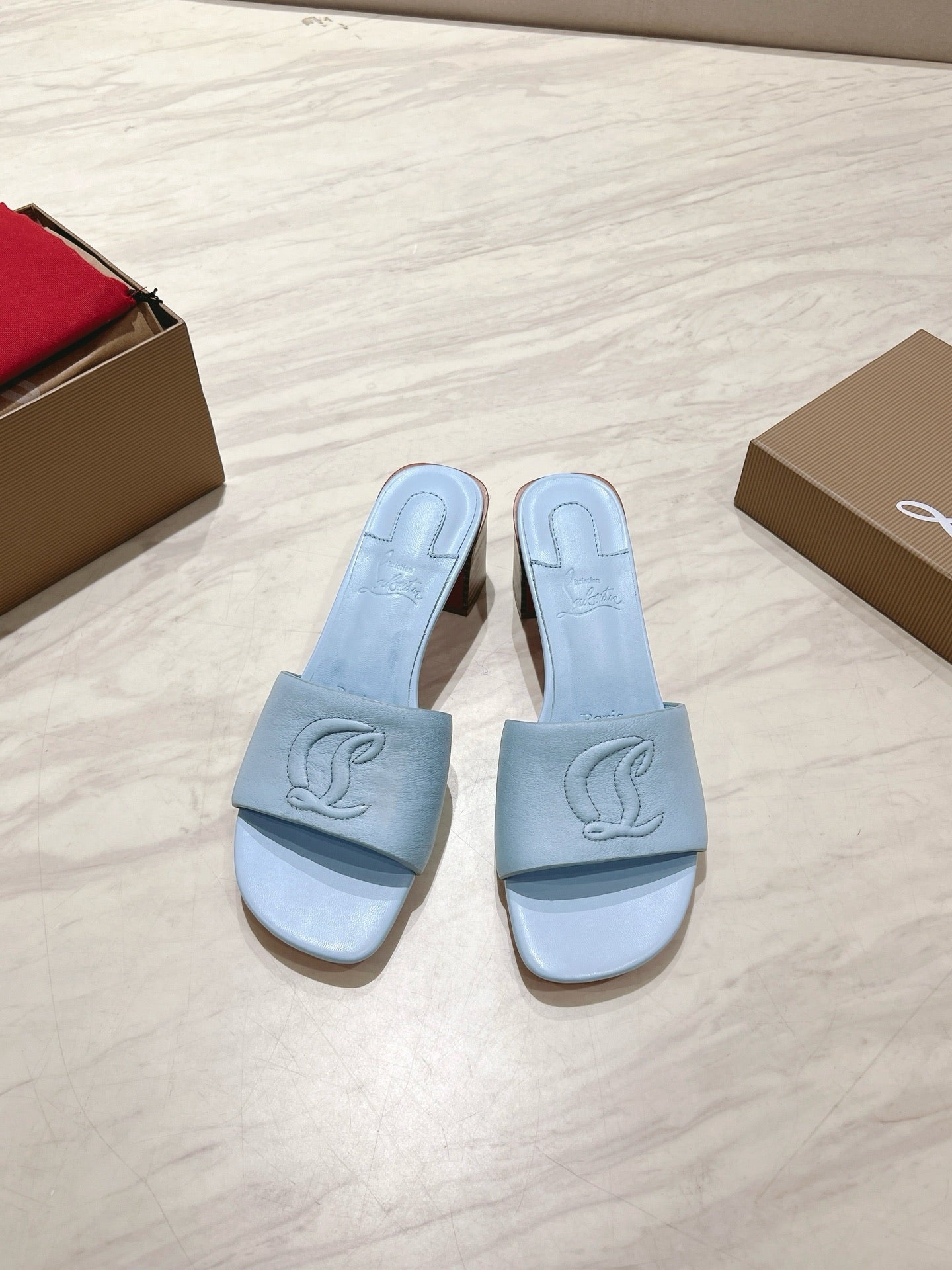 CL 25 Slipper 8.5cm Gloss Calf Patent Leather 314945