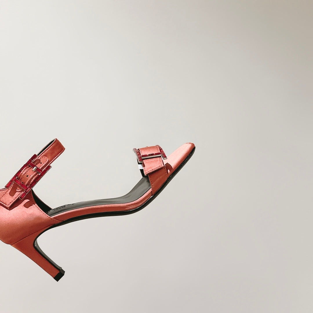 HM Buckle Sandals Gred Calfskin 308184