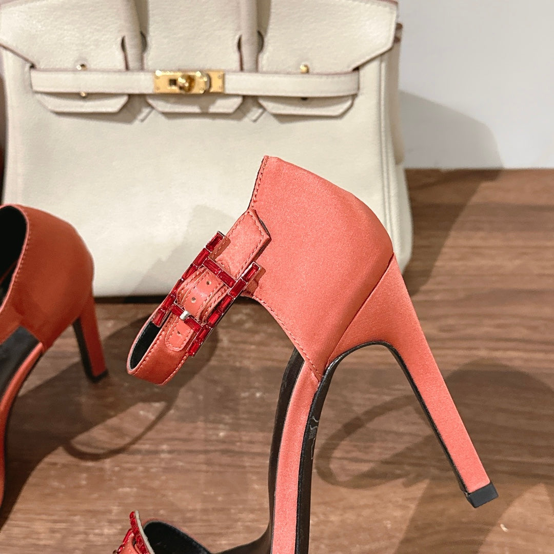 HM Buckle Sandals Gred Calfskin 308184