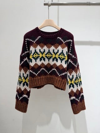 Celine 25 Sweater Multicolor Wool