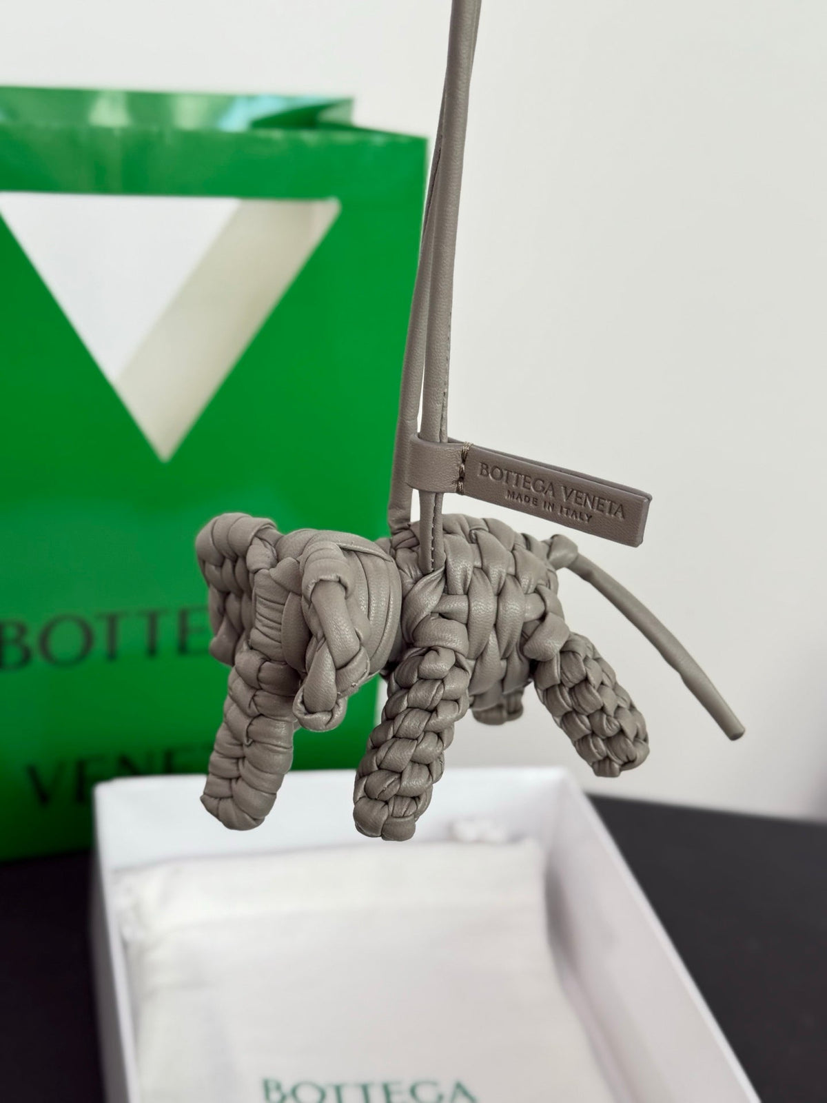 Bottega Veneta Elephant Charm Lambskin