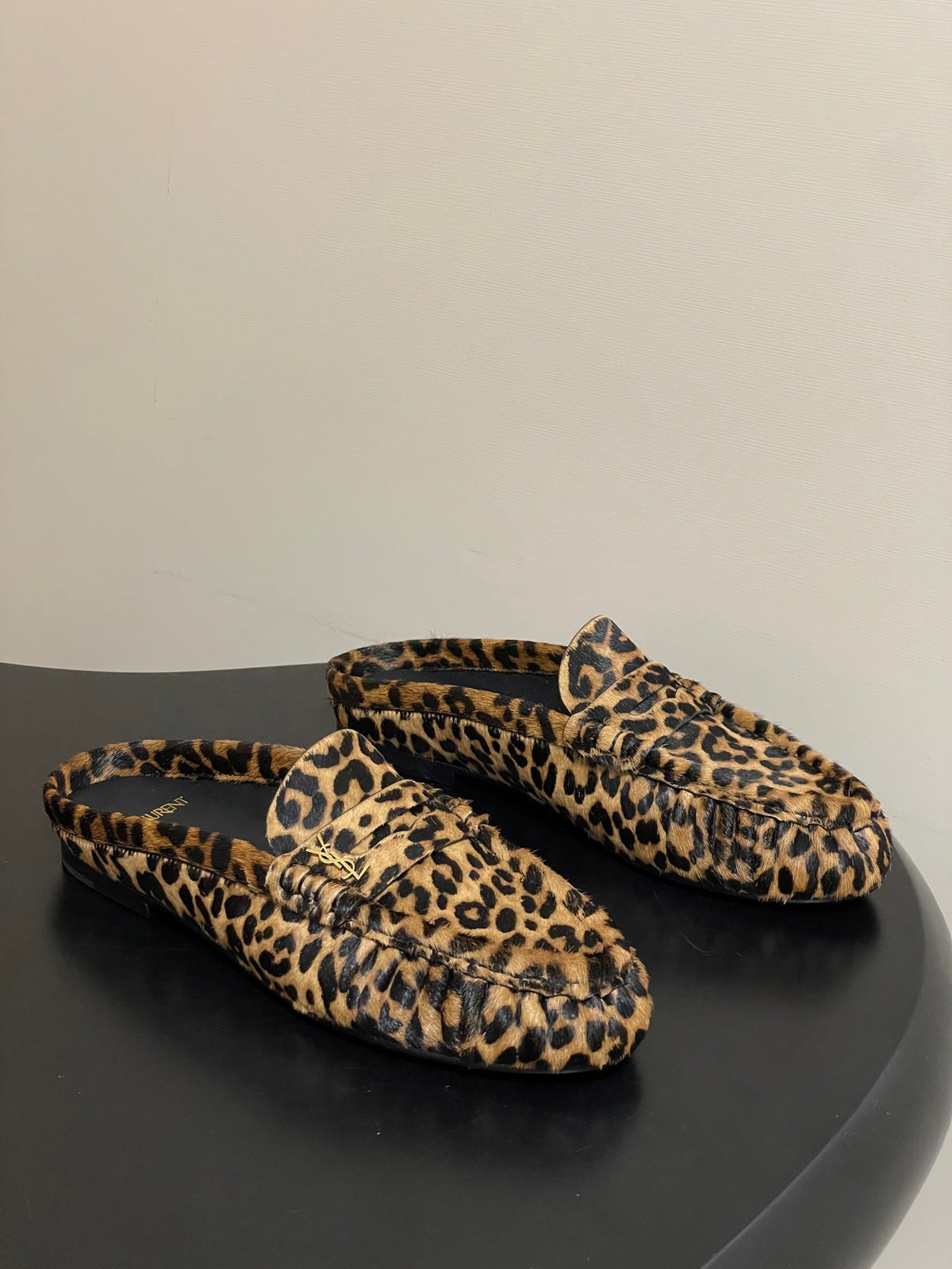 Saint Laurent 2026 Le Loafer Mules Suede Leather 593933