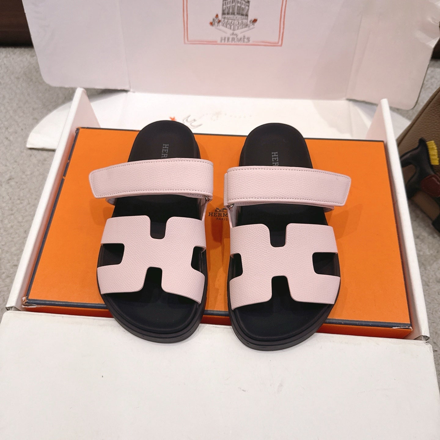 HM Chypre Sandal Grained Calfskin 862962