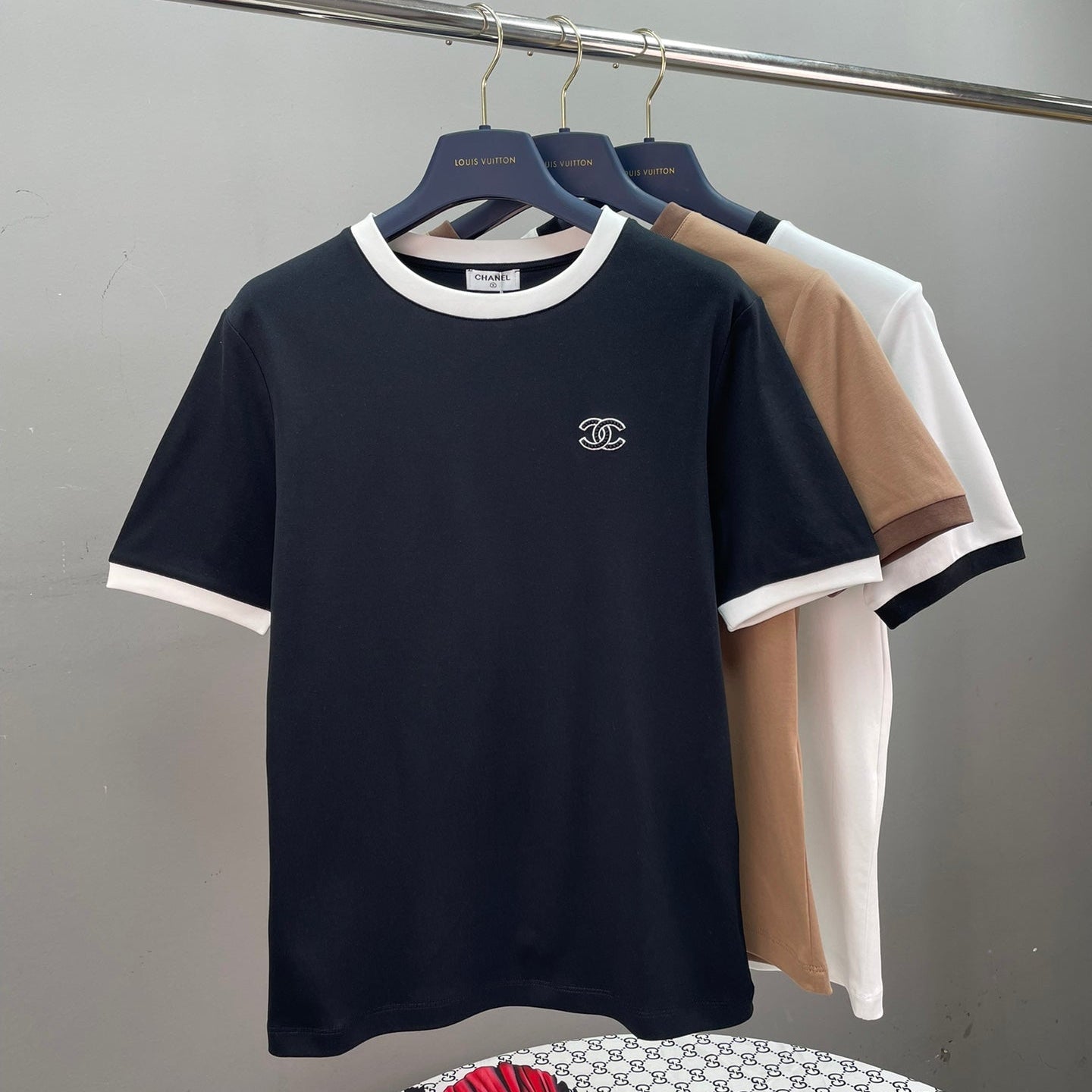 Chanel 2026 Round Neck T-shirt Cotton