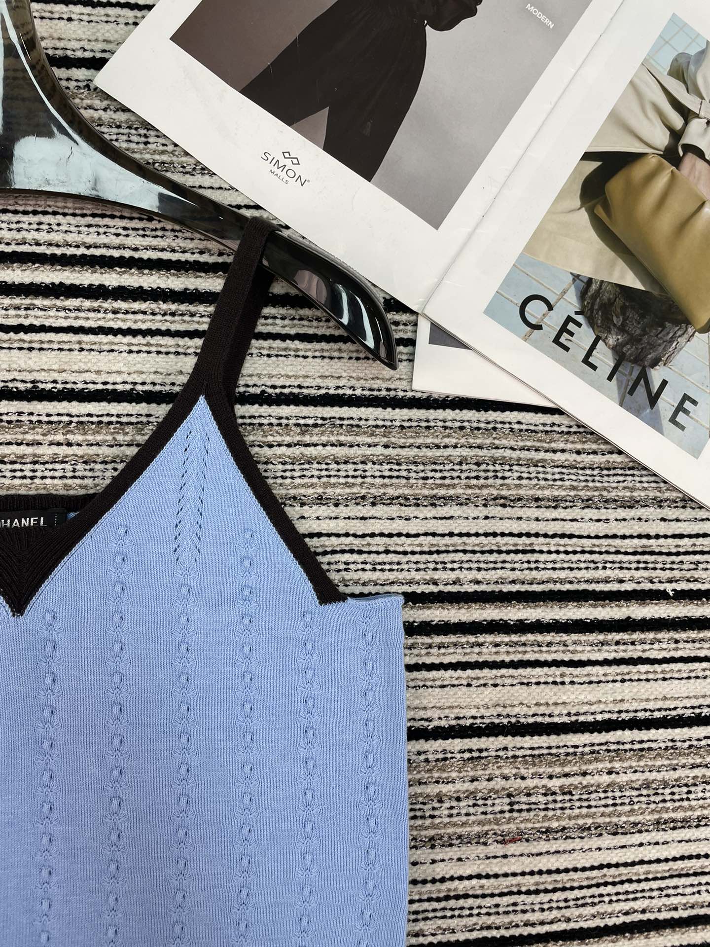 Chanel 2026  V-neckline Camisole Cotton