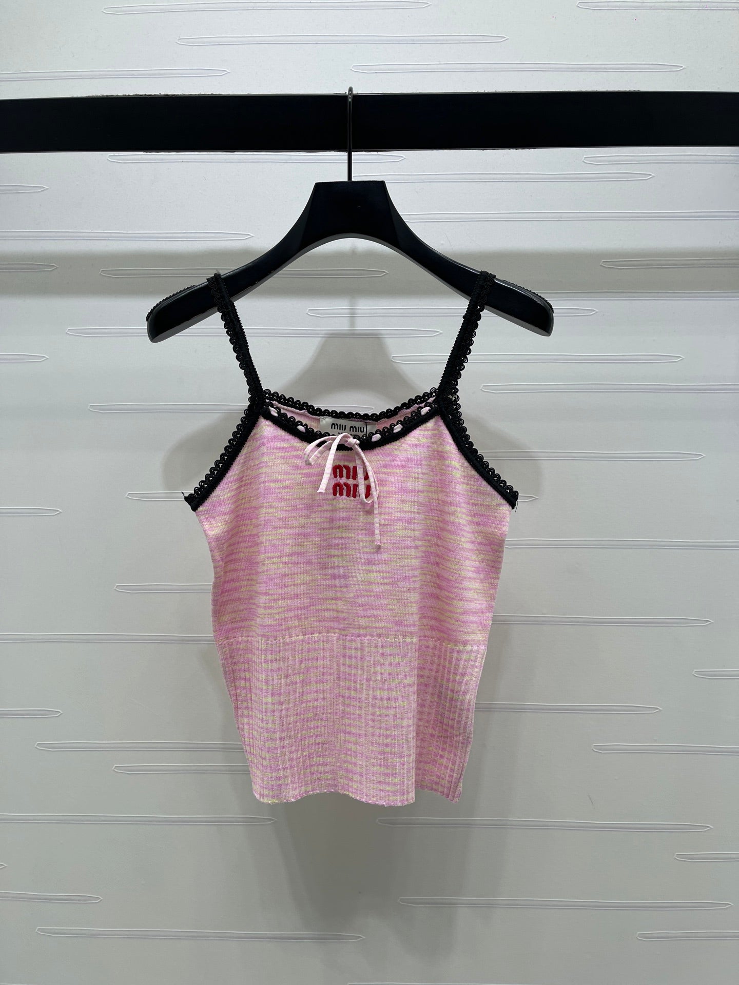 Miumiu 2026 Gradient Camisole Pink and Blue Polyester Viscose 352411