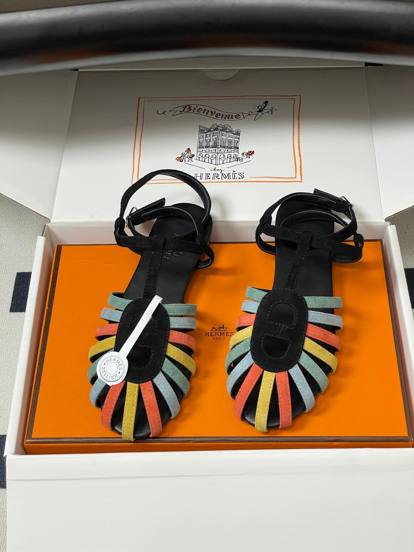 Hermes 2026 Sandal Suede Calfskin 903008
