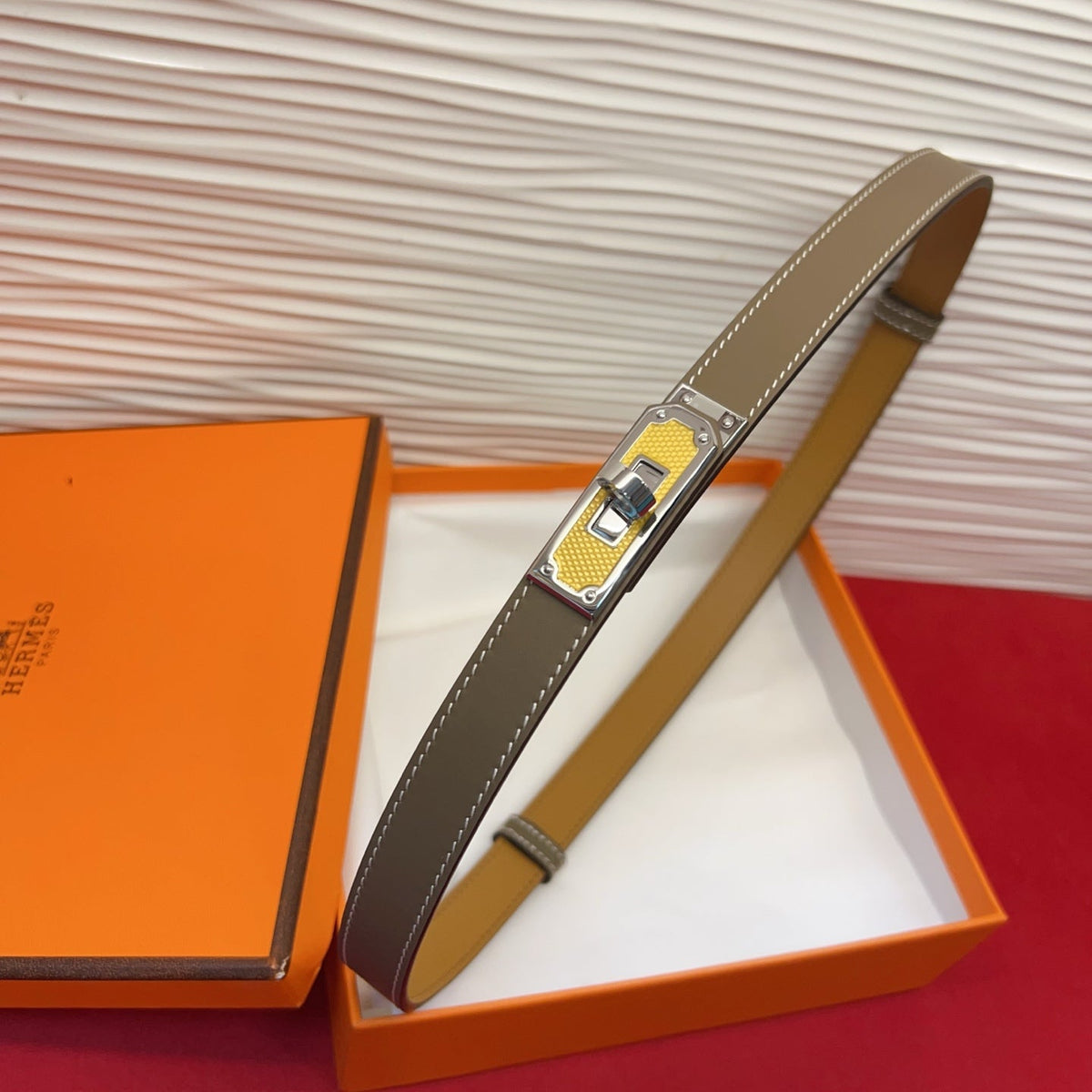 Hermes 2026 Kelly Splas'H 18 Belt Leather 211065