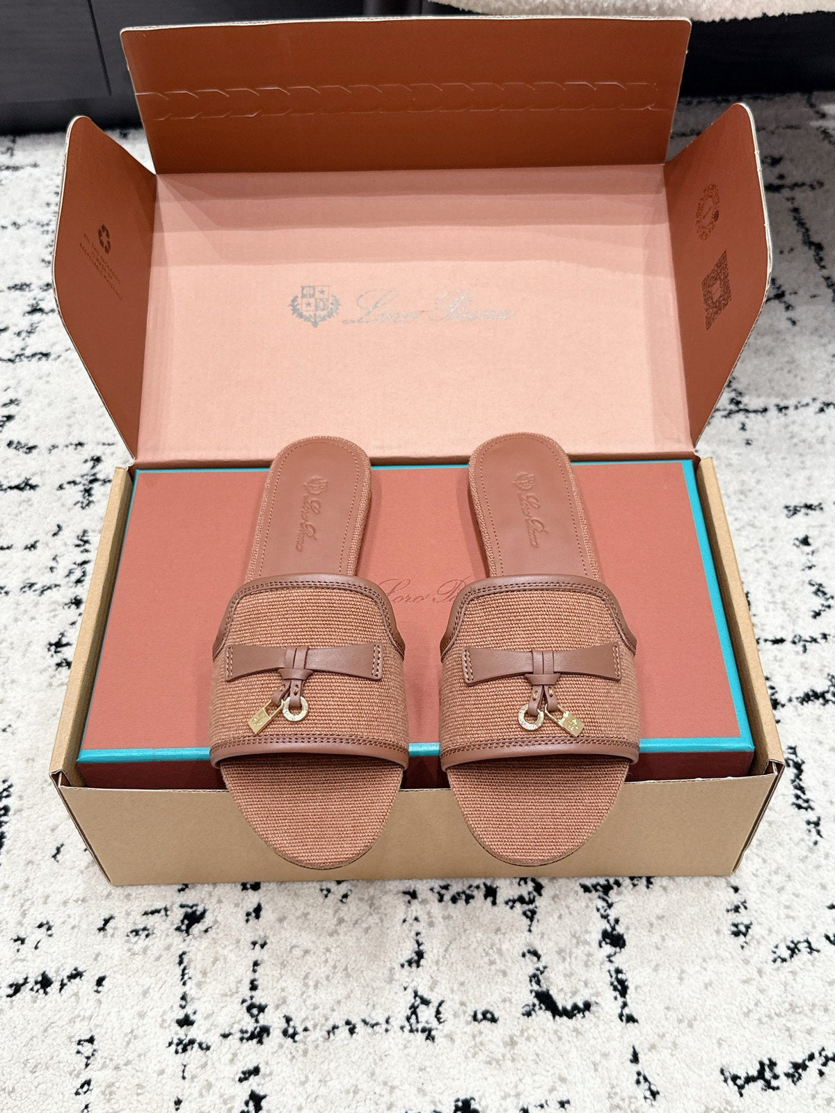 Loro Piana 2026 Sandal Fabric Leather 908846