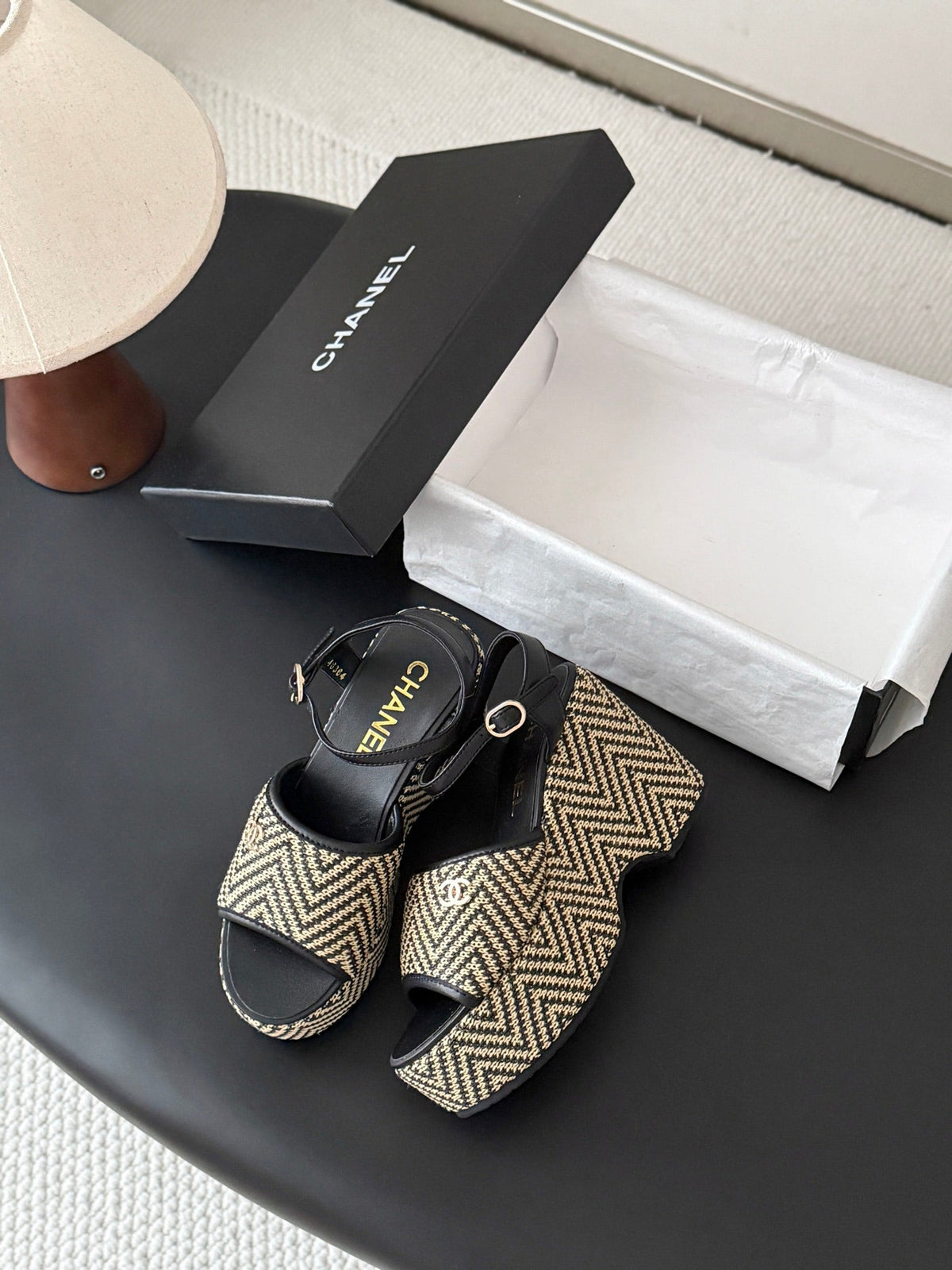 Chanel 2026 Sandals 120mm Lambskin 926361