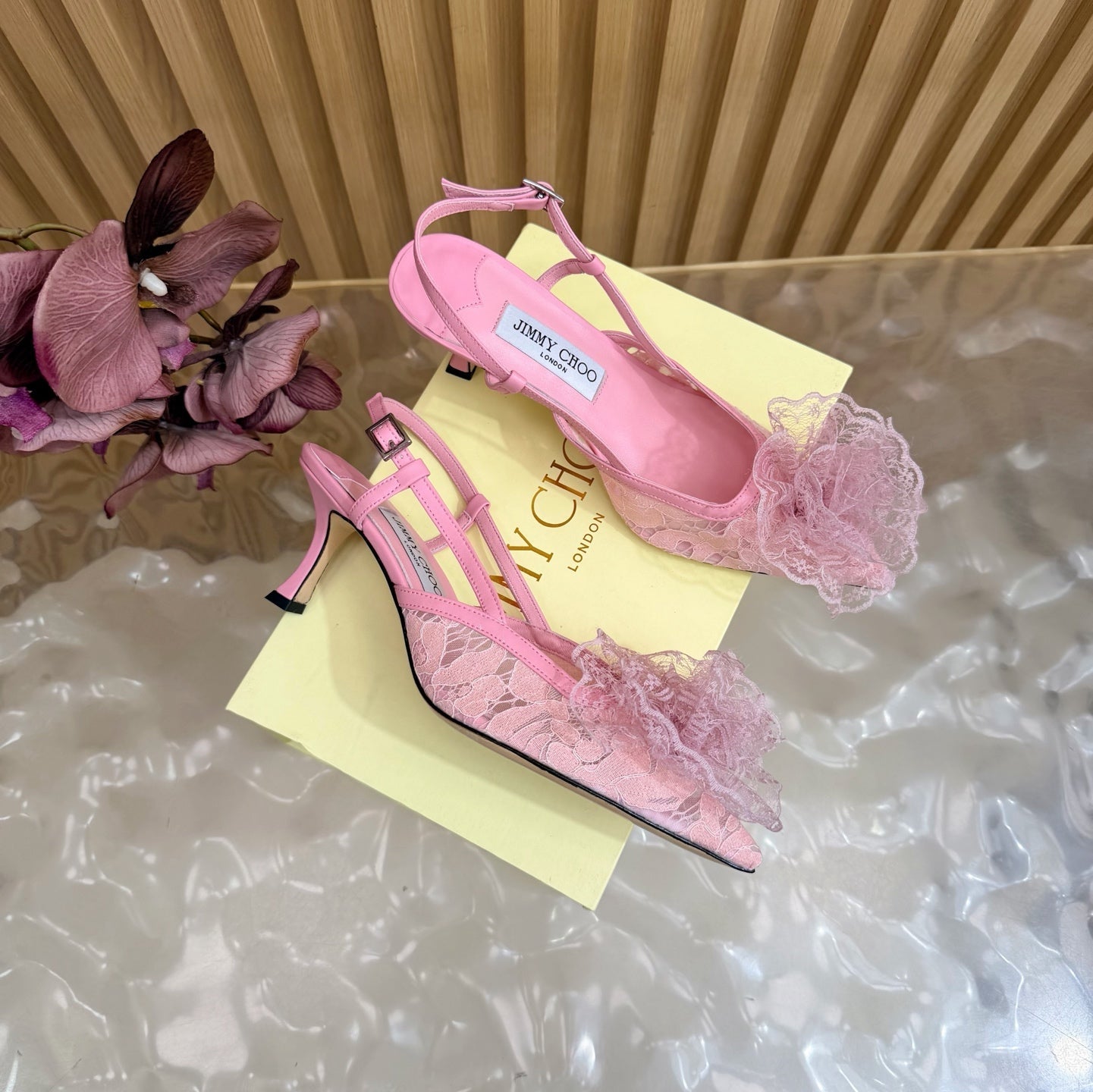 Jimmy Choo 2026 Mimmi Slingback 65mm Lace 949803