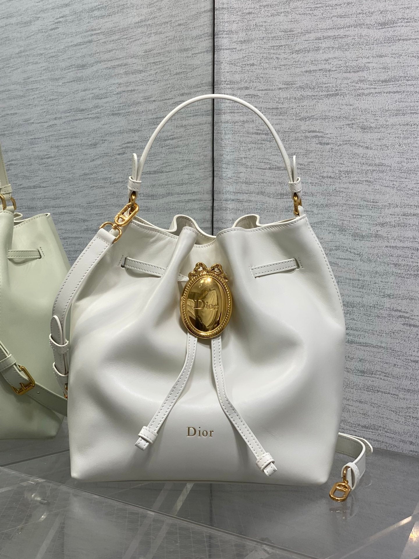 Dior 2026 Bucket Bag 27cm Suede Lambskin