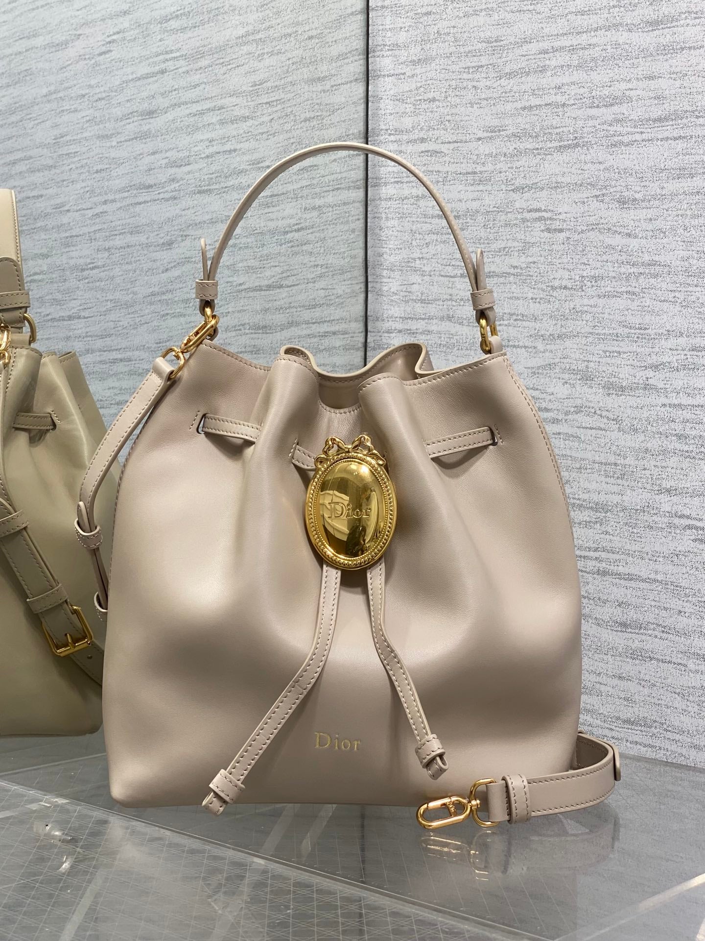 Dior 2026 Bucket Bag 27cm Suede Lambskin