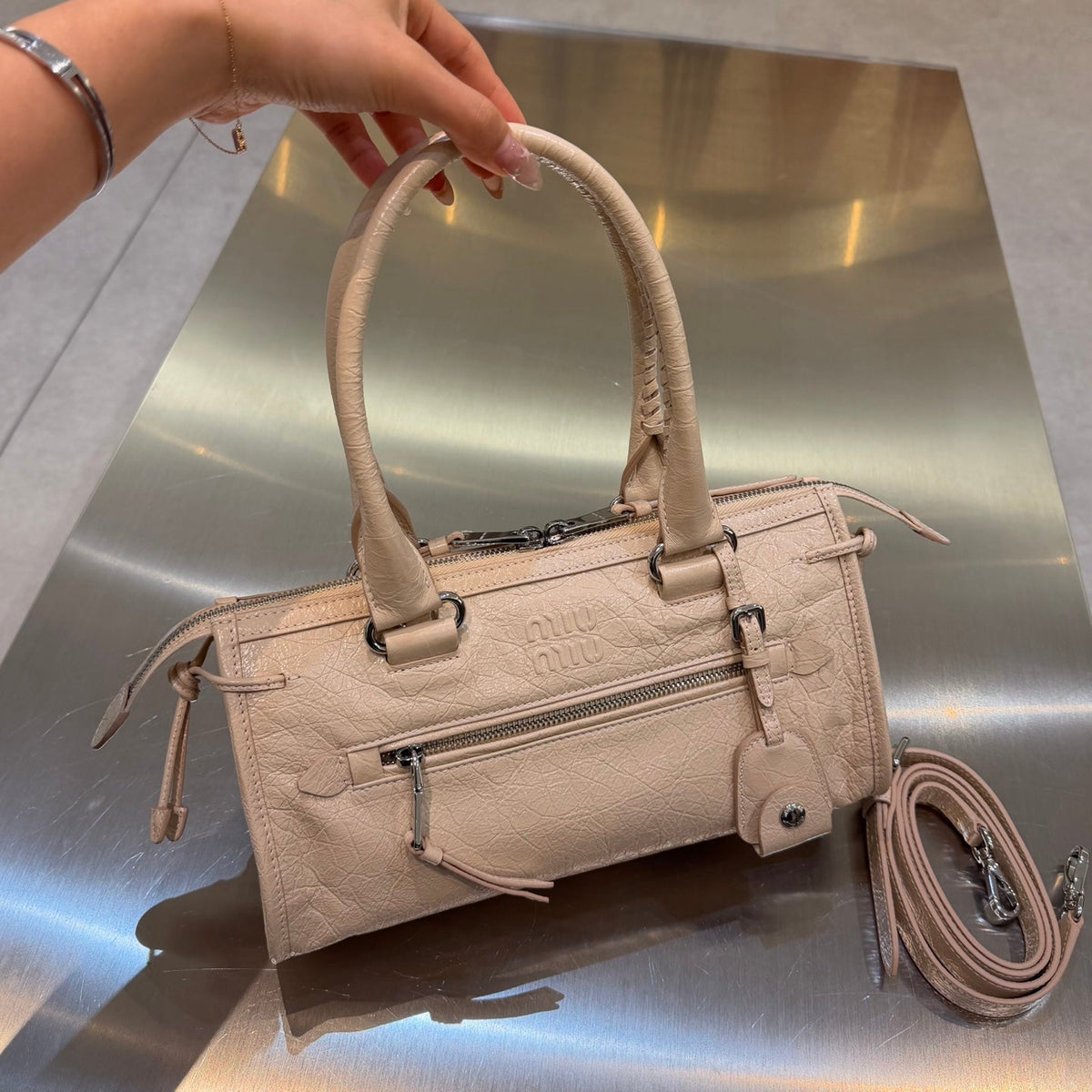 MiuMiu 2026 Beau Bag 29cm Leather