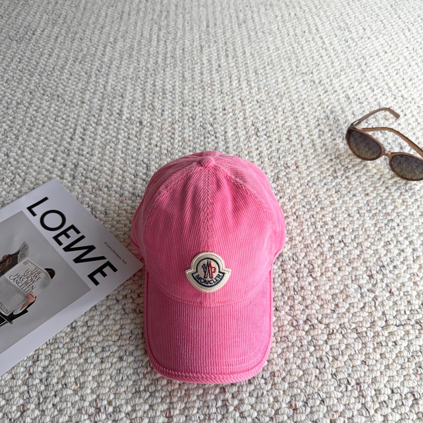 Moncler Logo Baseball Cap Velvet 413193