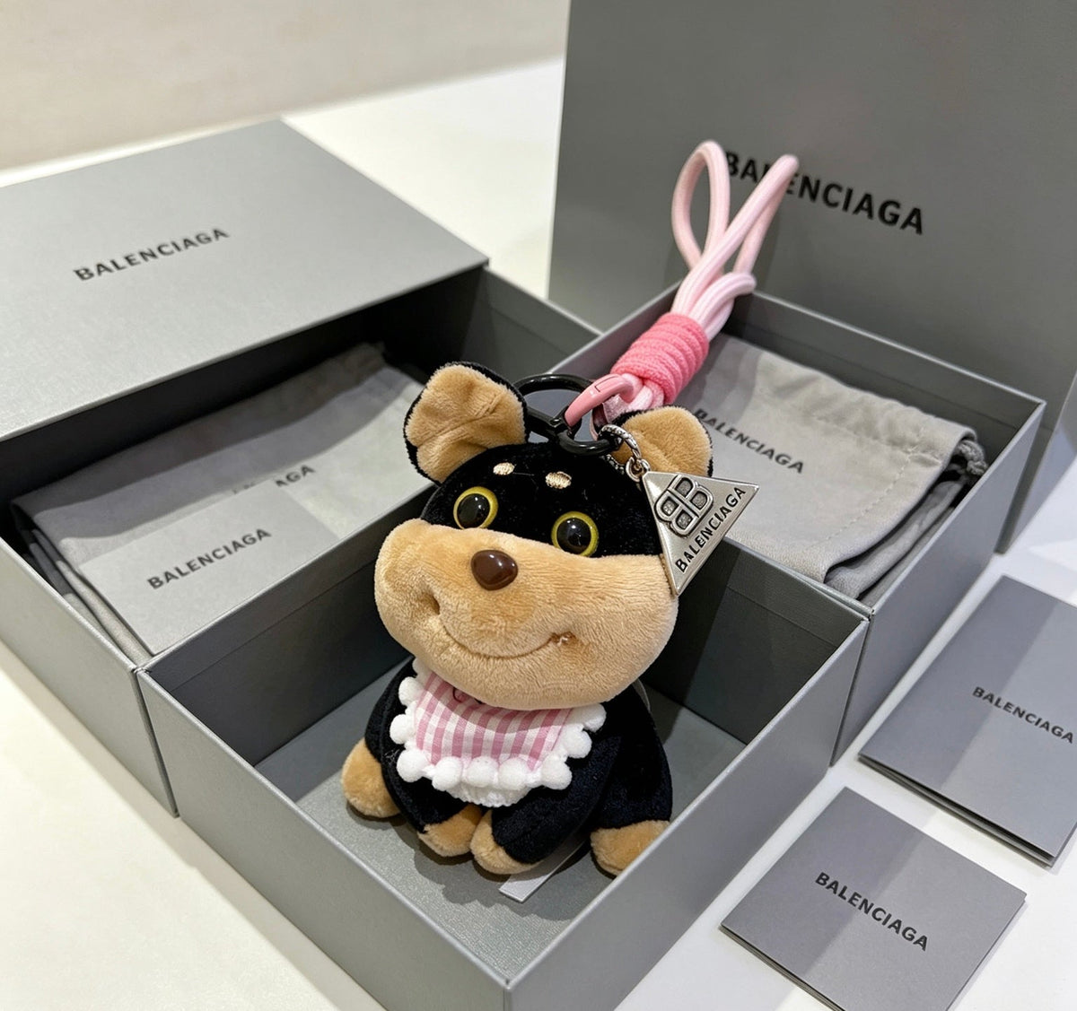 Balenciaga Plush Puppy Charm