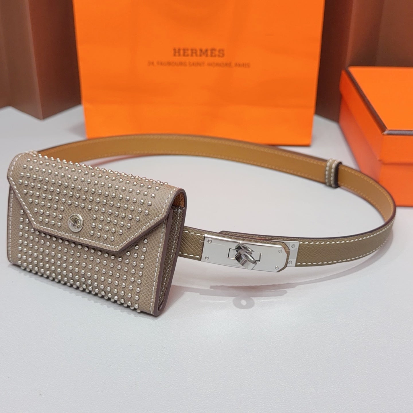 Hermes 2026 Kelly Pocket Belt 18mm Leather 216173