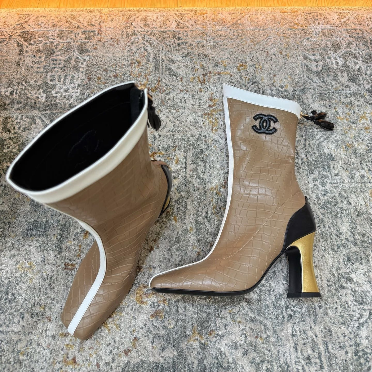 Chanel 2026 Ankle Boots 90mm Leather 198825