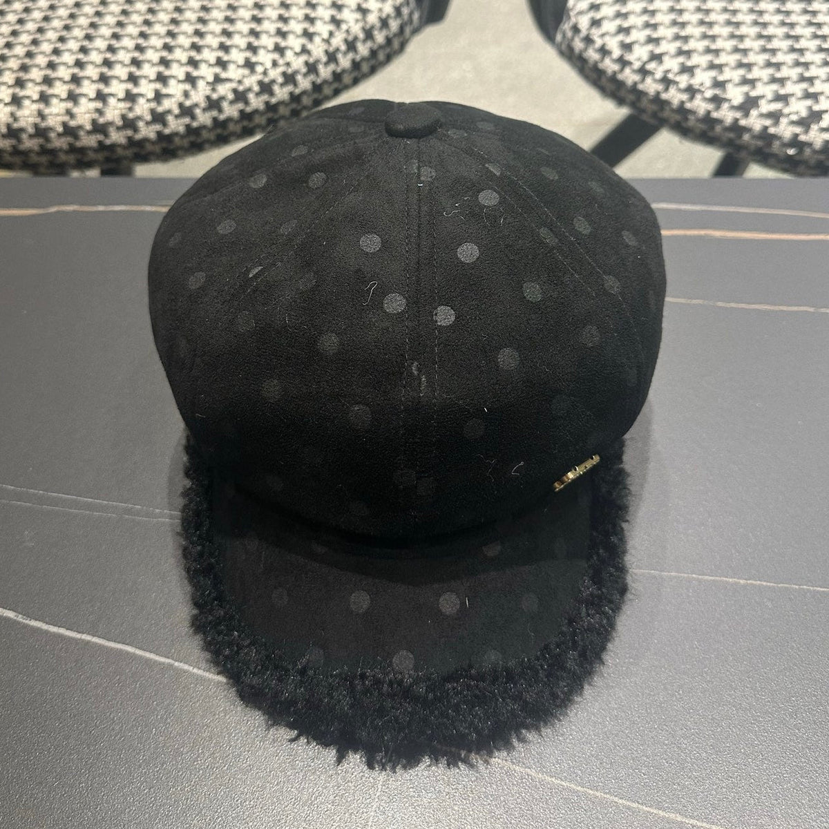 Burberry 2026 Newsboy Cap Hat Suede 550266