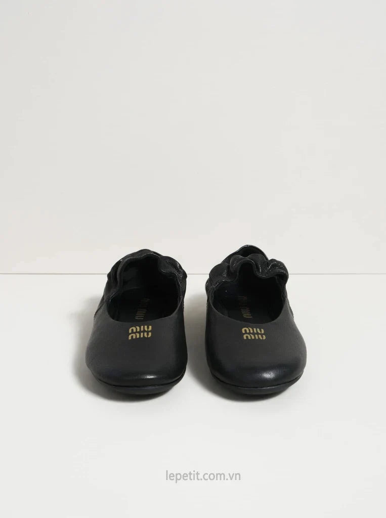 Ruches Nappa Leather Ballerinas 174