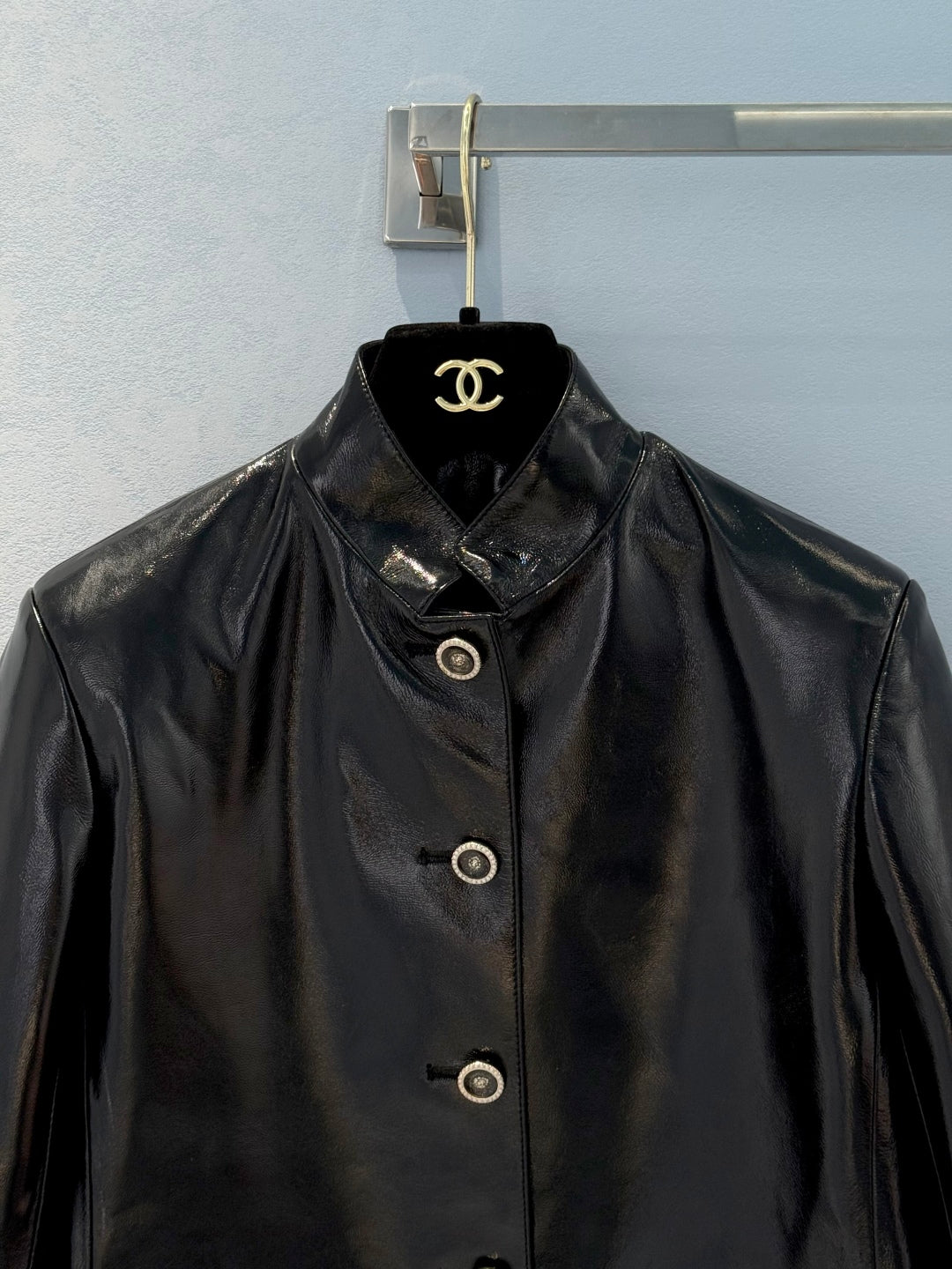 CC 25 Leather Jacket Black Lambskin