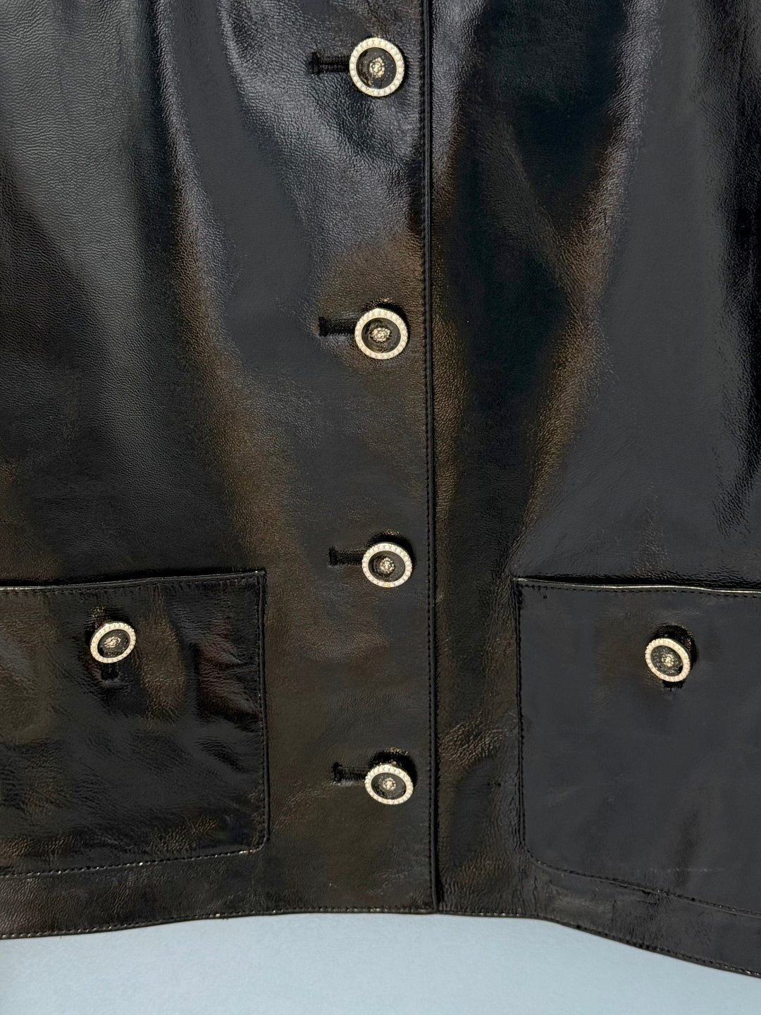 CC 25 Leather Jacket Black Lambskin