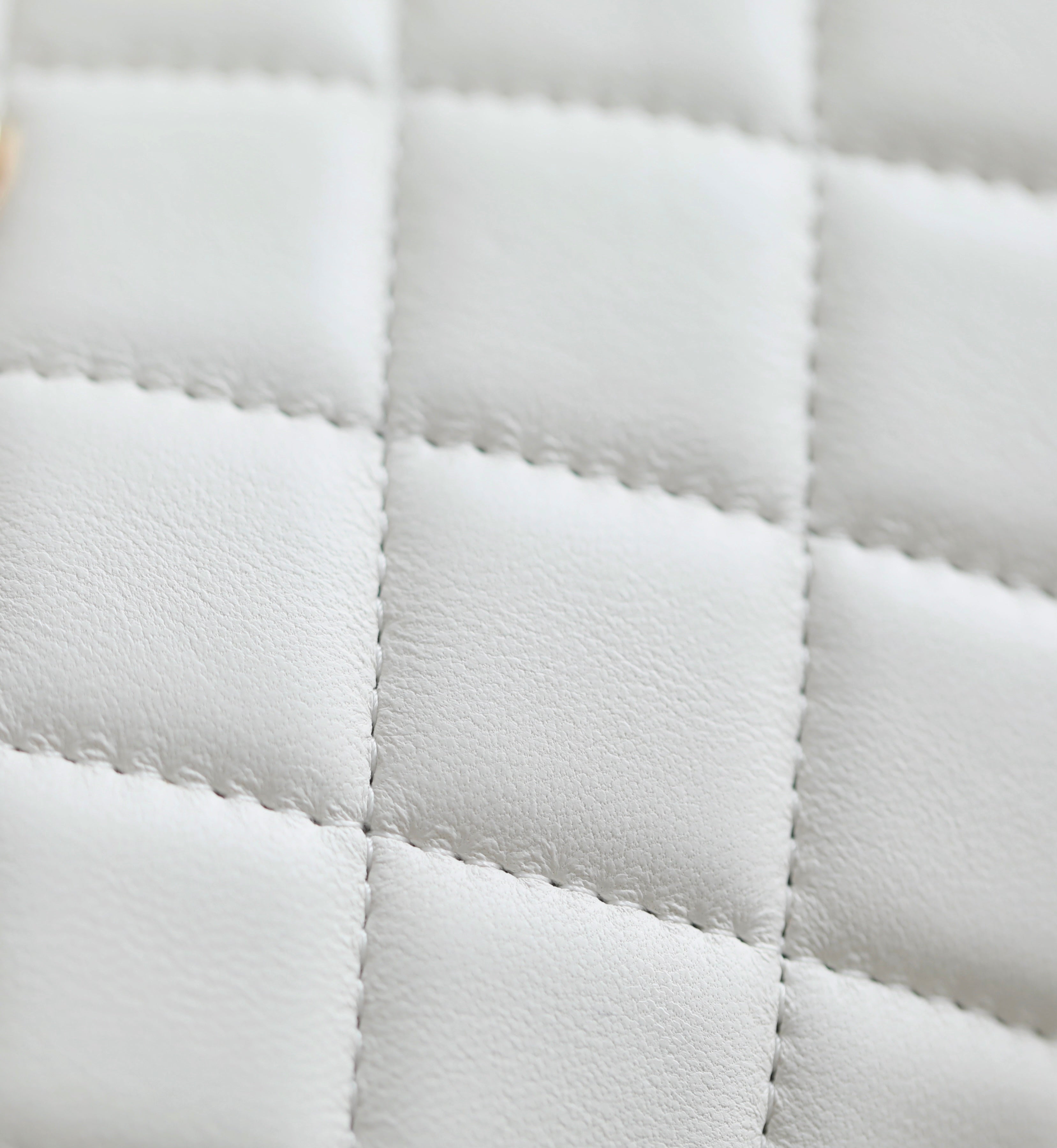 Chanel 2025 Bowling Bag White Lambskin 343004