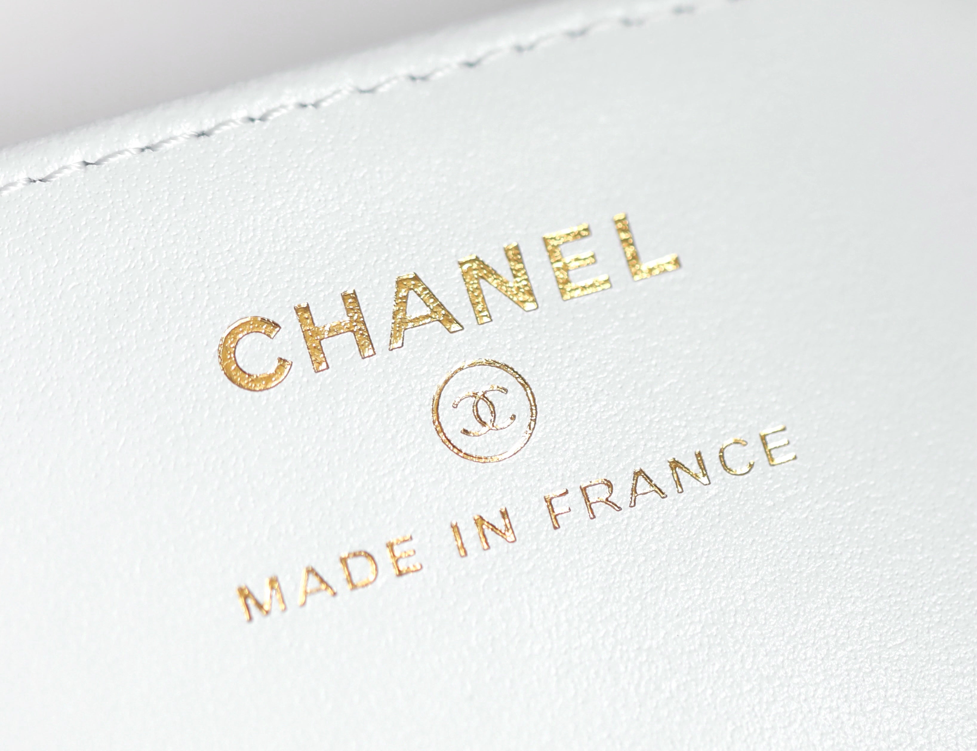 Chanel 2025 Bowling Bag White Lambskin 343004