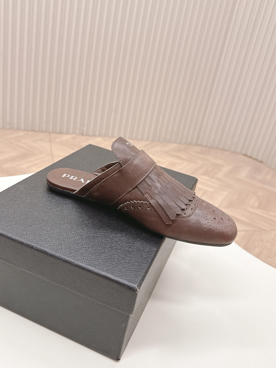 PRA 26S Mule Brown Calfskin 600592